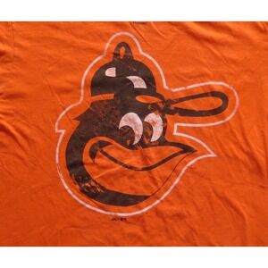 Baltimore Orioles Shirt Mens XL Orange MLB Baseball Majestic Short Sleeve Tee